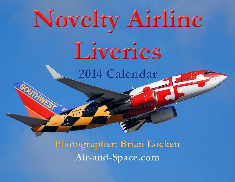 Lockett Books Calendar Catalog: Novelty Airline Liveries